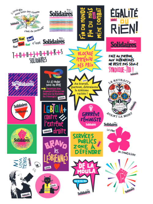 PLANCHES DE MINI-AUTOCOLLANTS