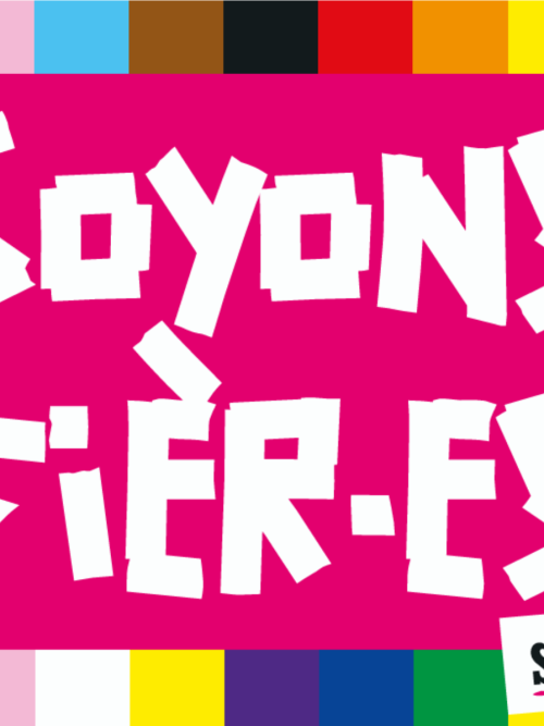 AUTOCOLLANT - SOYONS FIERES
