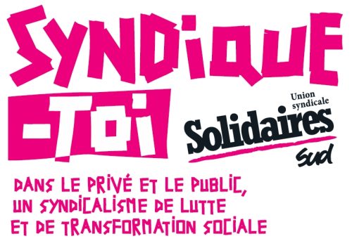 AUTOCOLLANT - SYNDIQUE TOI SUD SOLIDAIRES