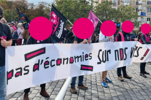 * PAS D'ÉCONOMIES SUR NOS VIES *