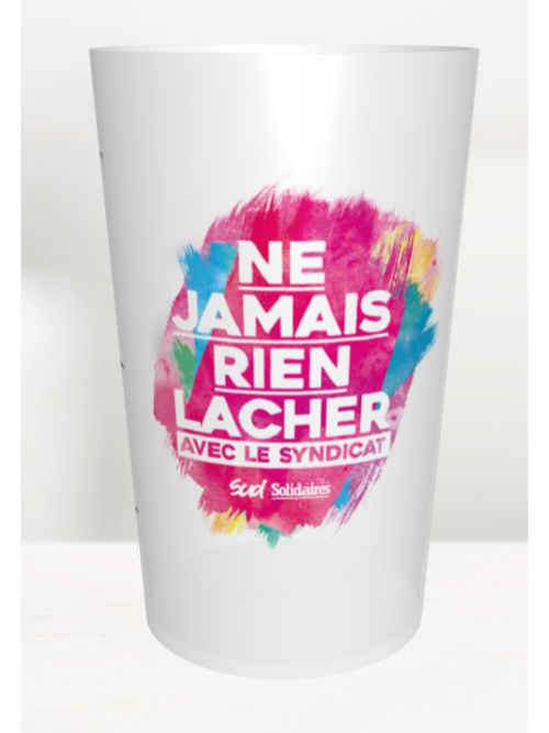 ECO-CUP « ne rien lâcher » 25/33 cl 