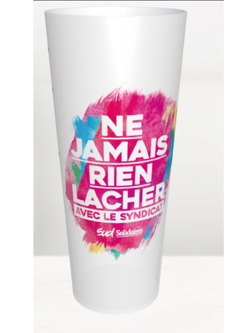 ECO-CUP « ne rien lâcher » 50 cl 