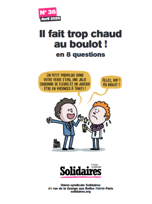 FICHE 36 - IL FAIT TROP CHAUD AU BOULOT