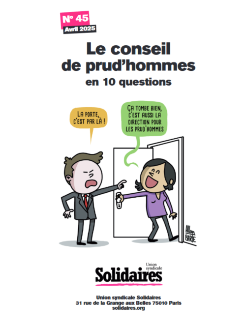 FICHE 45 - LE CONSEIL DE PRUD'HOMMES