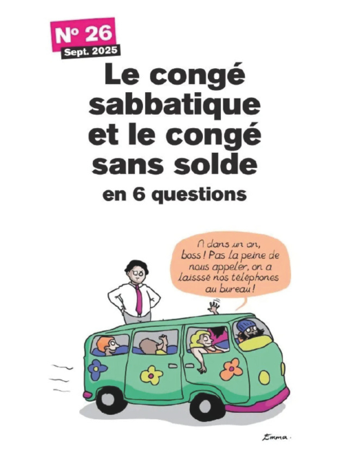 FICHE 26 - Le congé Sabatique et le congé sans solde