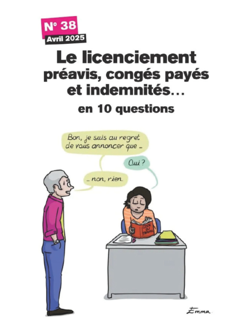 FICHE - Licenciement préavis, congés payés et indemnités