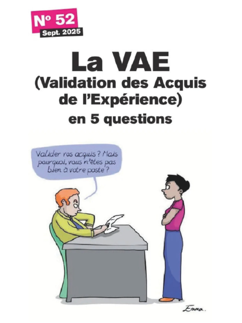 FICHE 52 - La validation des Acquis de l'Experience