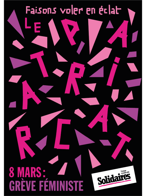AUTOCOLLANT - 8 MARS - EXPLOSION DU PATRIARCAT