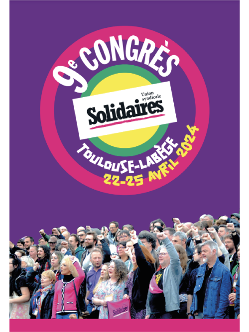 Brochure – NEUVIEME CONGRES DE L’UNION SYNDICALE Solidaires