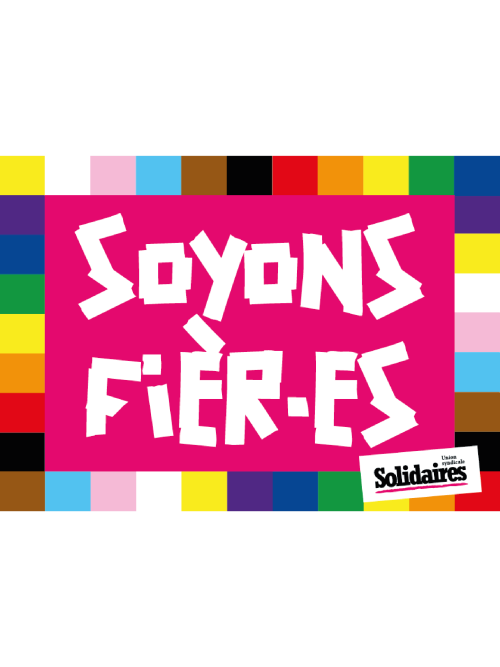 AUTOCOLLANT - SOYONS FIERES