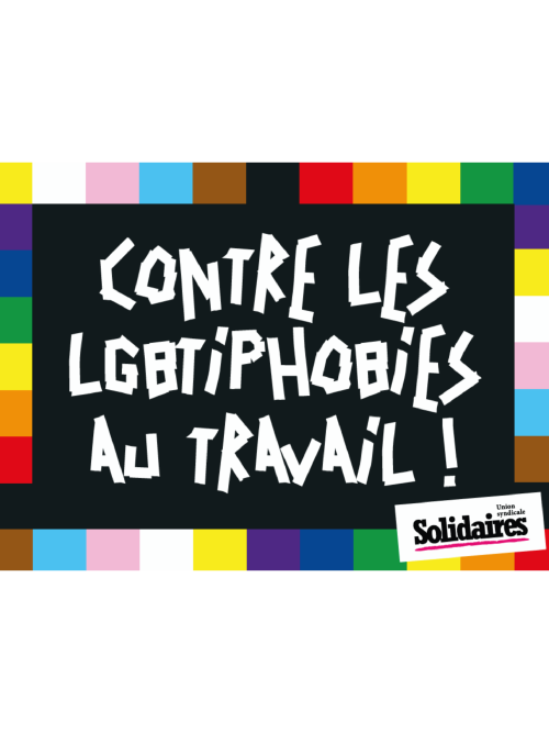 AUTOCOLLANT - CONTRE LA LGBTIPHOBIES