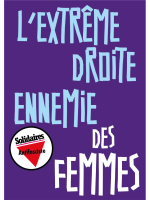 AFFICHE A3 - EXTREME DROITE ENNEMIE DES FEMMES