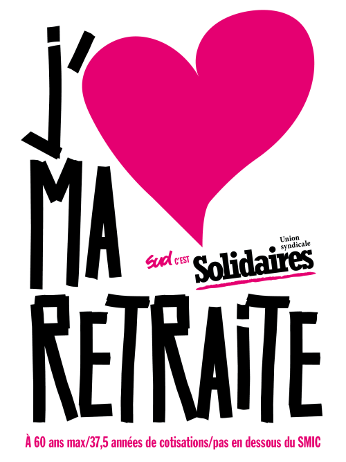 AUTOCOLLANT - J'AIME MA RETRAITE