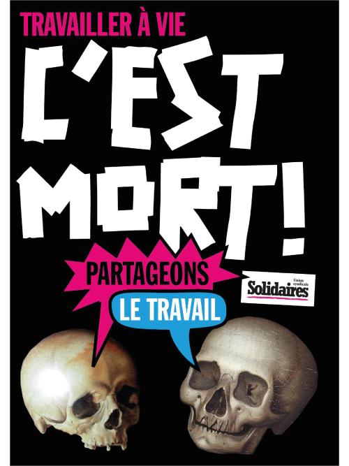 AUTOCOLLANT - C'EST MORT