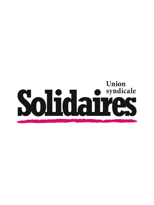 AUTOCOLLANT - SOLIDAIRES (BLANC)