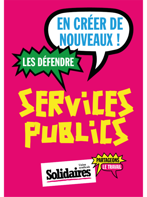AUTOCOLLANT - SERVICES PUBLICS - En Créer De Nouveaux !