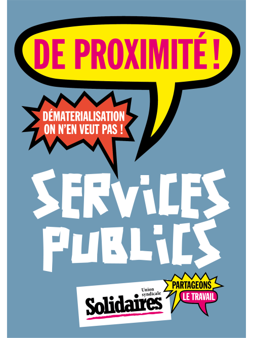 AUTOCOLLANT - SERVICES PUBLICS - De Proximité !