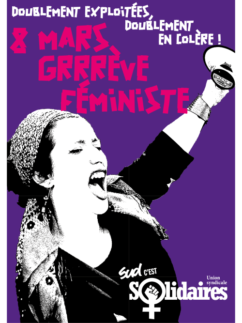 AFFICHE - A1 - FEMMES EN COLERE - 8 MARS