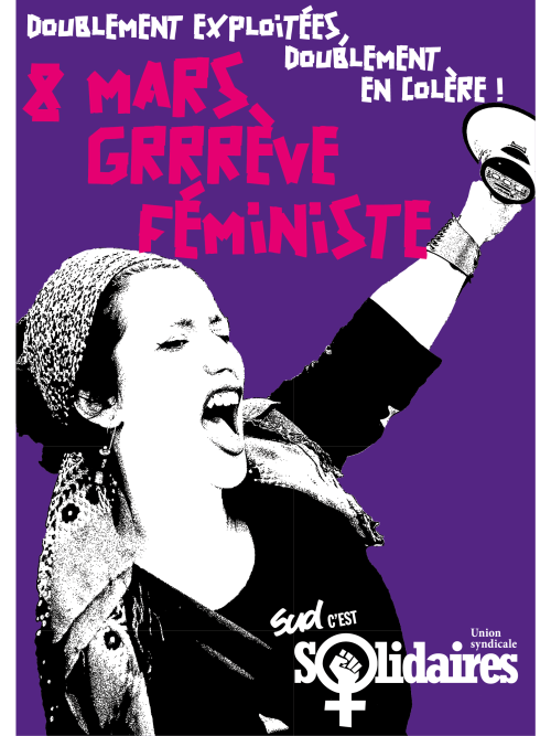 AFFICHE - A3 - FEMMES EN COLERE - 8 MARS