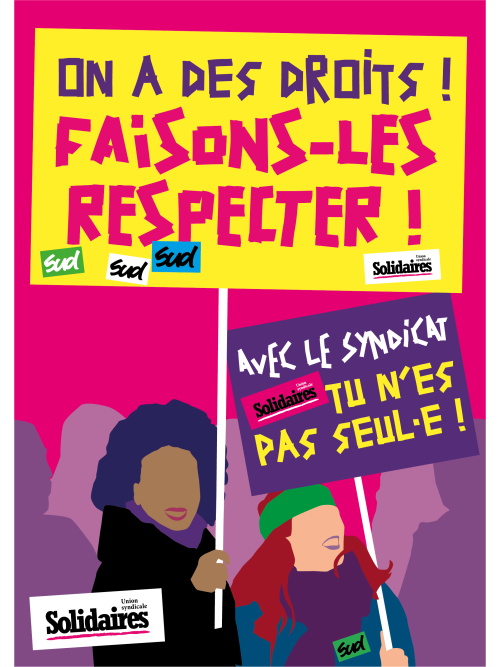 AFFICHE - A1 - ON A DES DROITS