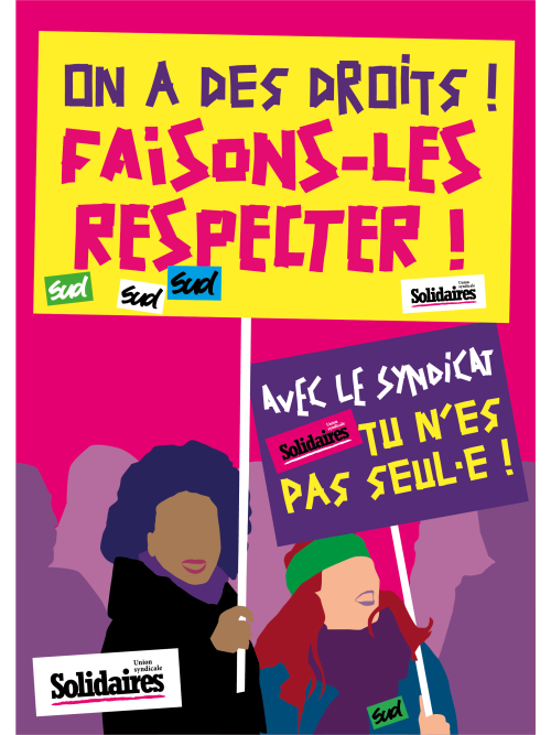 AUTOCOLLANT - ON A DES DROITS