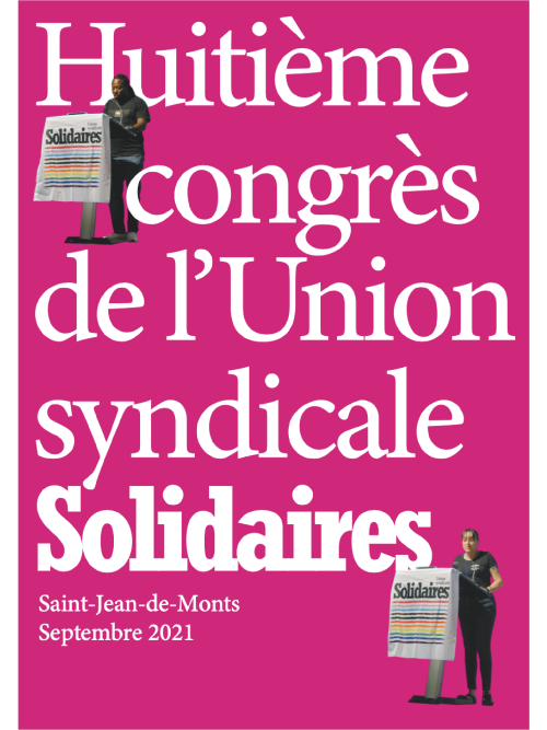 Brochure - HUITIEME CONGRES DE L'UNION SYNDICALE