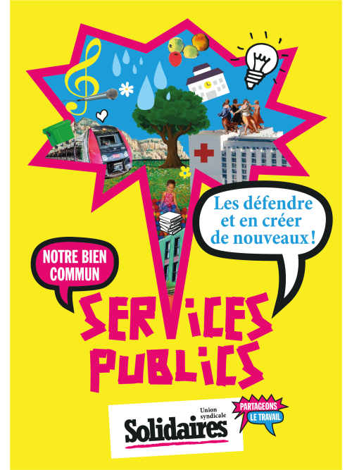 AFFICHE - SERVICE PUBLIC - NOTRE BIEN COMMUN