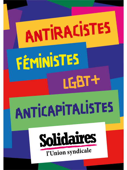AUTOCOLLANT - ANTIRACISTES FEMINISTES LGBT+ ANTICAPI.