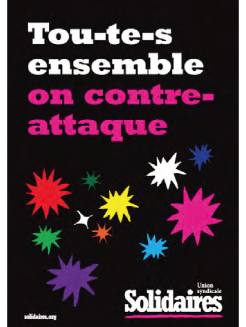 AFFICHE - A1 - TOU-TE-S ENSEMBLE - ON CONTRE ATTAQUE