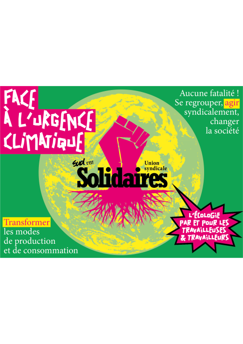 AFFICHE - A3 - FACE A L'URGENCE CLIMATIQUE