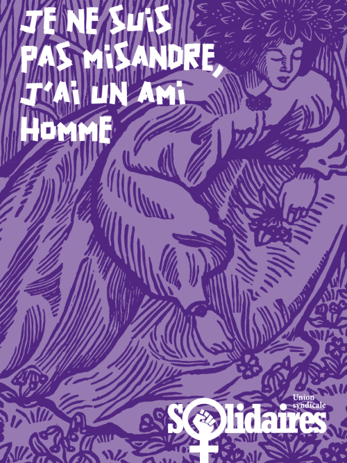 CARTE POSTALE JE SUIS PAS MISANDRE